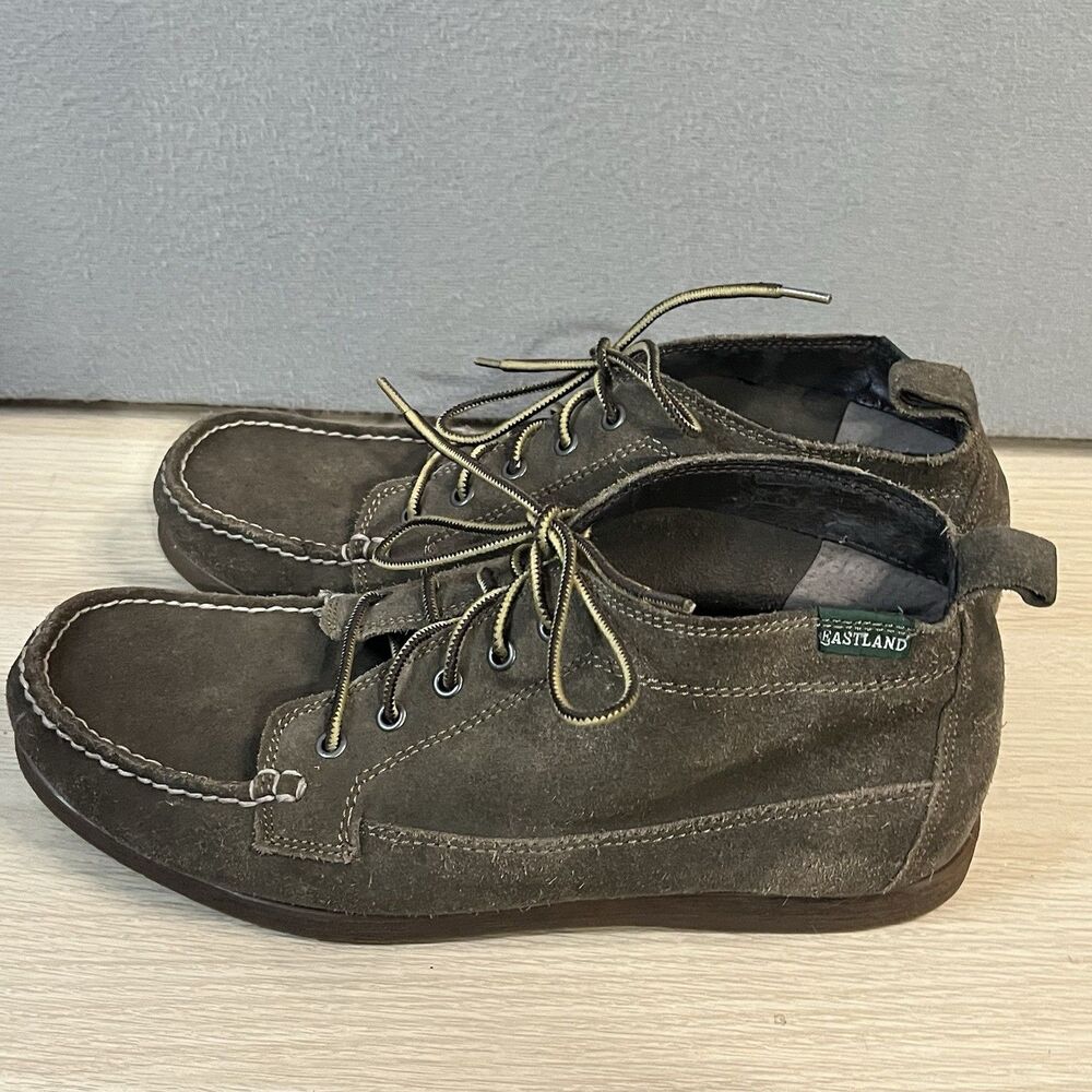 Eastland Seneca Men's Suede Leather Chukka Moc Boots Brown Size 12 D 7785-55